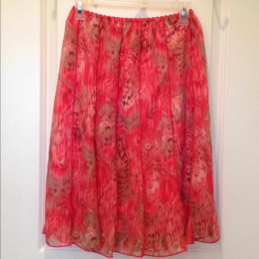 Connected apparel skirt